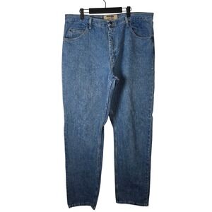 Wrangler Authentics‎ Mens Jeans Blue Denim Size 38x36 Relaxed Fit
